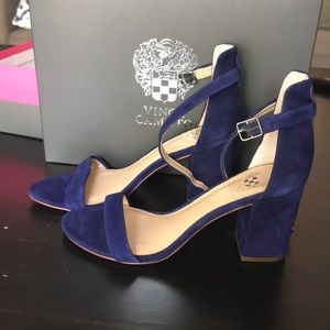 Vince Camuto blue heels